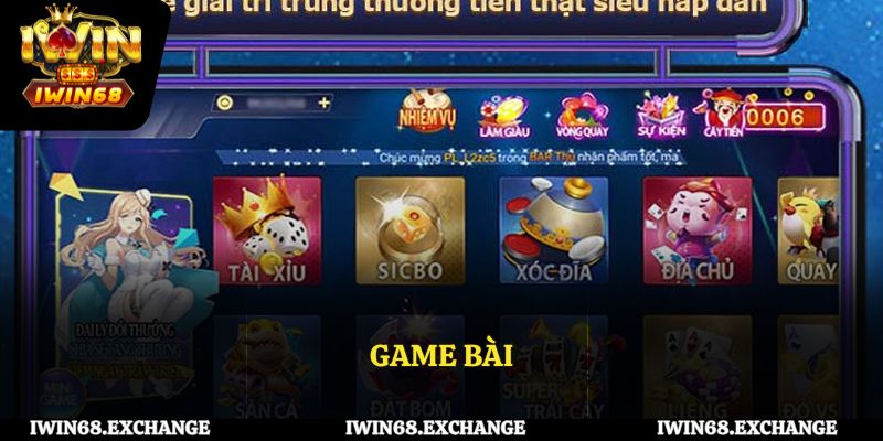 Thế giới game bài hấp dẫn
