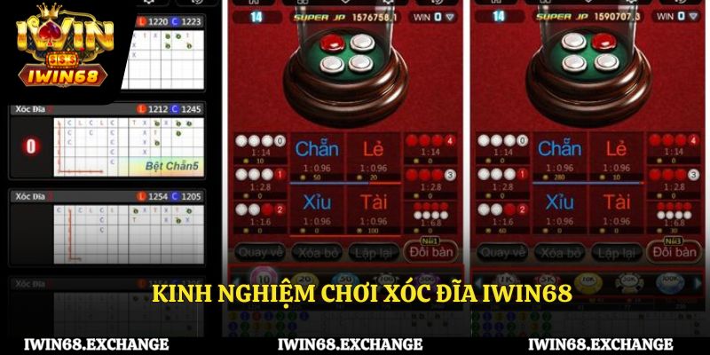 Kinh nghiệm chơi xóc đĩa IWIN68